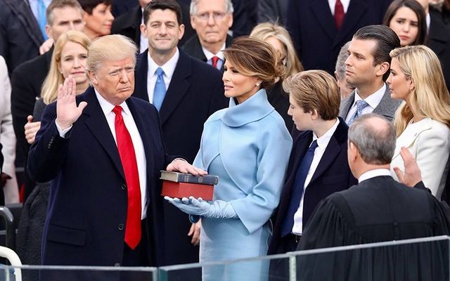 One year ago today, the inauguration of Donald J. Trump as the 45th President of the United States.