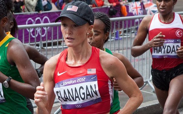 2017 New York Marathon winner Shalane Flanagan.