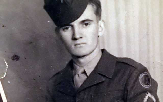 World War II veteran Eddie Concannon, photographed in 1947.