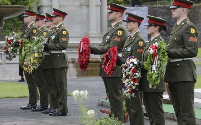 Irish soldiers remember the soldiers who lost their lives during the First World War.