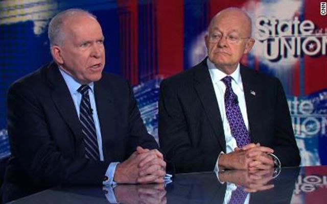 John Brennan and James Clapper on CNN\'s State of the Union 