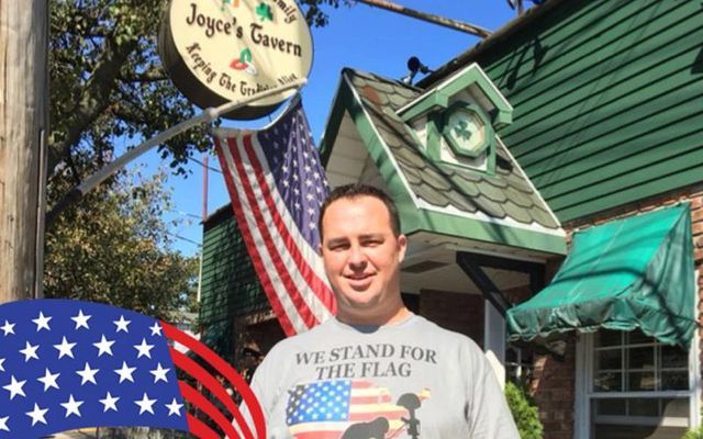 Joseph O’Toole outside of Joyce’s in Staten Island. 