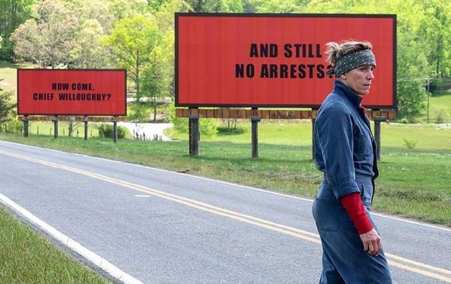 Frances McDormand in Three Billboards Outside Ebbing, Missouri.