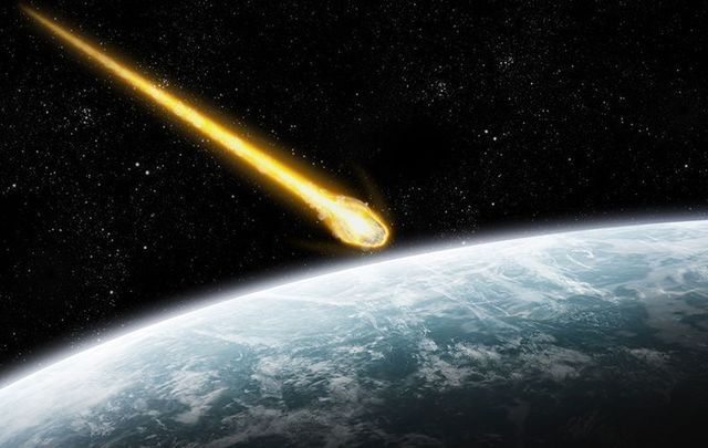 A fake meteor strike in a Northern Irish school turned a prank video into a unusual lesson with an impact.