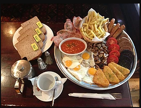 Located on Pearse Street in Athlone’s town center, the cafe Murphy\'s Law offers punters a whopping 3,500 calories breakfast.