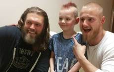 Little Irish boy with cancer has best day ever on the set of 'Vikings'