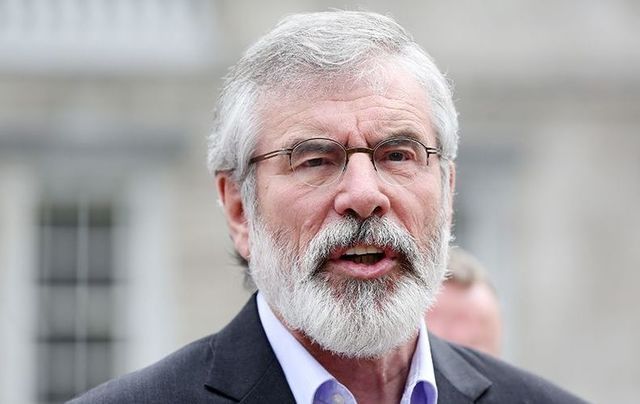 Sinn Fein\'s Gerry Adams.