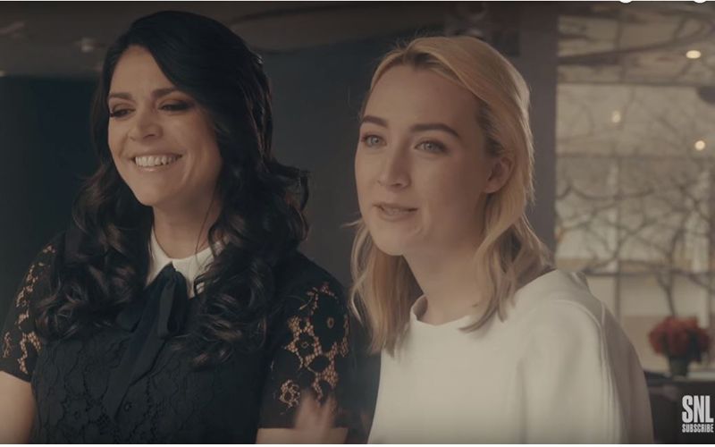 Saoirse Ronan's hilarious SNL promo has us SO EXCITED for this weekend