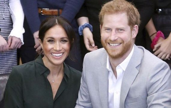 Prince Harry and Meghan Markle in 2020. 