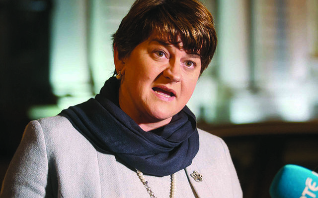 Democratic Unionist Party leader, Arlene Foster.