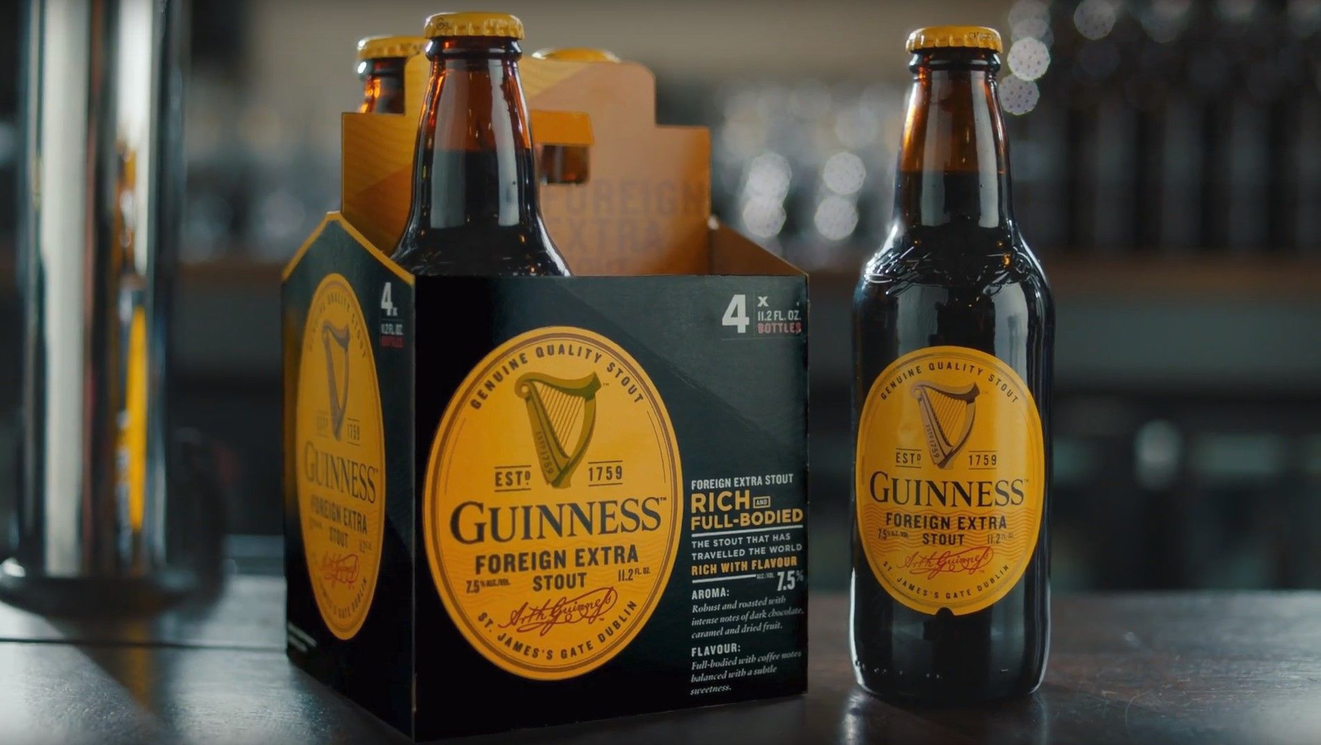Guinness Foreign Extra Stout – a historic beer that literally goes the distance