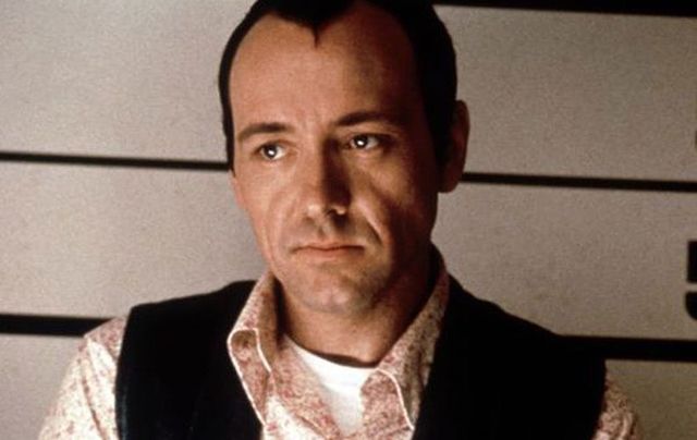 Kevin Spacey, as Verbal Kent in \"The Usual Suspects\".