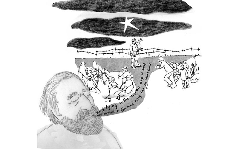 Magic in my peaceful song - Christmas In the Trenches