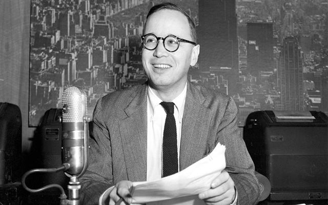 Arthur M. Schlesinger, Jr, photographed at NBC in 1951.