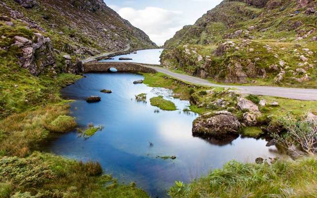 Black Lough, Gap of Dunloe in Ireland.