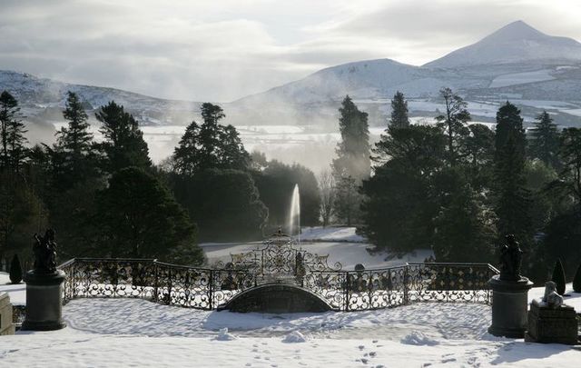 The Italian gardens at Powerscourt Estate in Co. Wicklow 