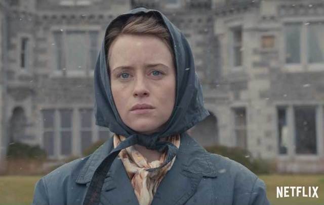 Claire Foy as Queen Elizabeth II in Netflix\'s \'The Crown.\'