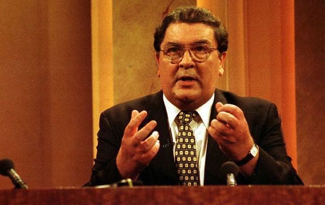 Nobel Peace Prize laureate John Hume.