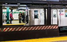 How did an Irishwoman survive being run over by three  NYC subway trains?