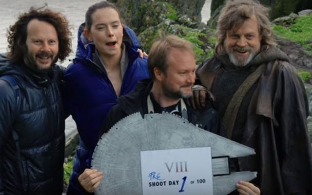 Behind the scenes with Tourism Ireland on the first day of filming of Star Wars: The Last Jedi.