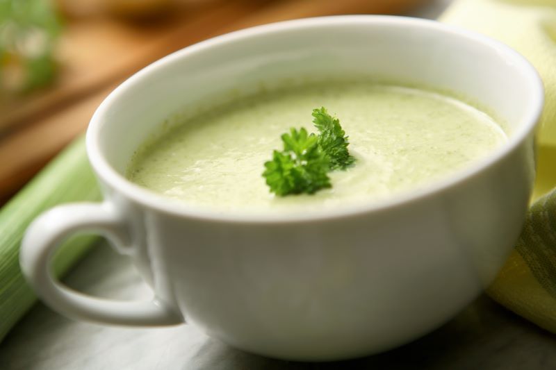Banish winter blahs with this delicious Irish-style leek and potato soup