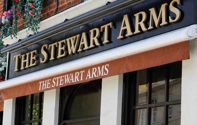 The Stewart Arms pub in London.