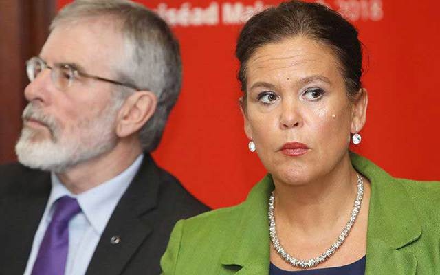 Gerry Adams and Mary Lou McDonald.