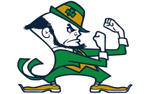 The Notre Dame Fighting Irish logo. 