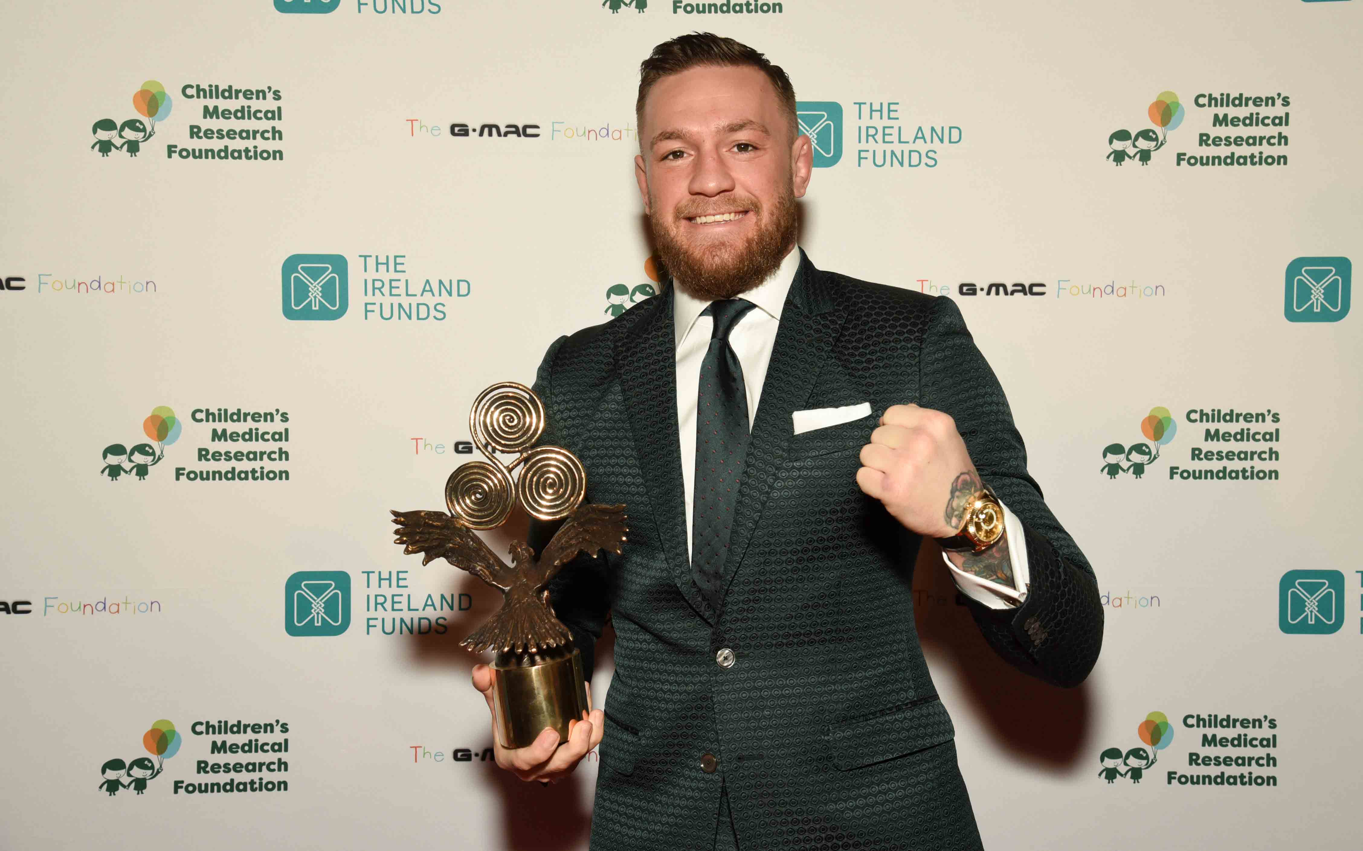 Conor McGregor attends Best of Ireland Gala Dinner 2018