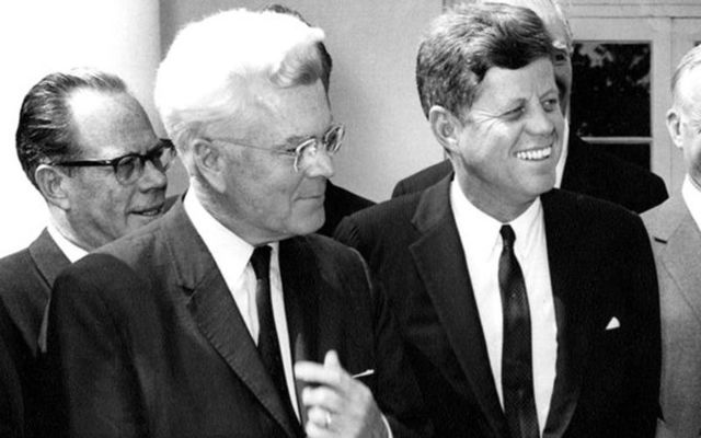 Michael Feighan with President John F. Kennedy. 