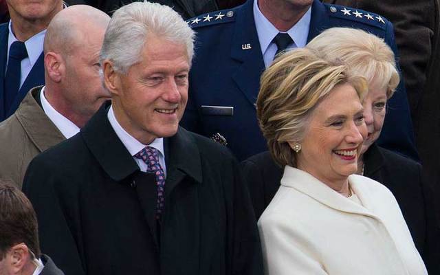 Bill and Hillary Clinton.