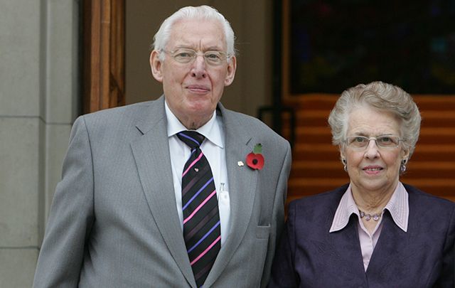 Ian Paisley and Eileen Paisley. 