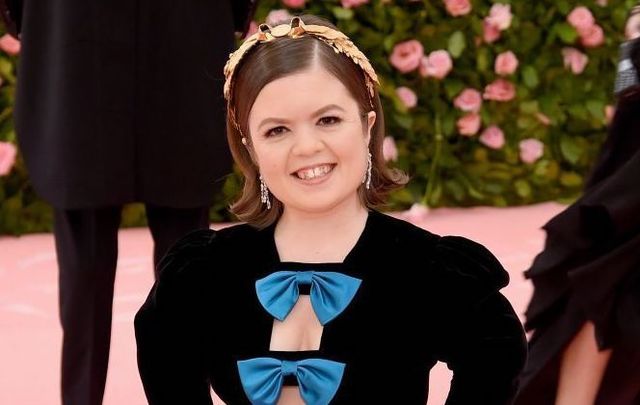 May 6, 2019: Sinéad Burke, an Irish writer, academic, and disability activist, at the Met Gala in New York City.
