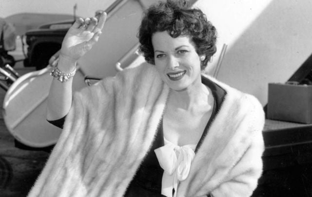 The Irish star Maureen O\'Hara in 1960.