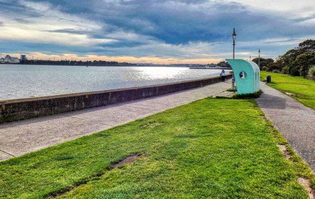 The Clontarf promenade, north of Dublin city.