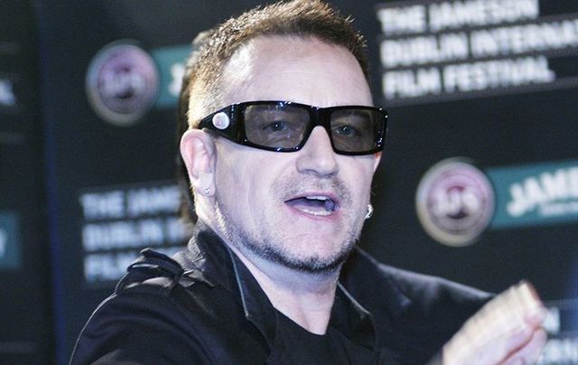 U2 frontman and ONE charity founder, Bono.