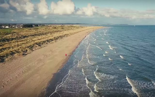 The beach at Bettystown, Co. Meath.