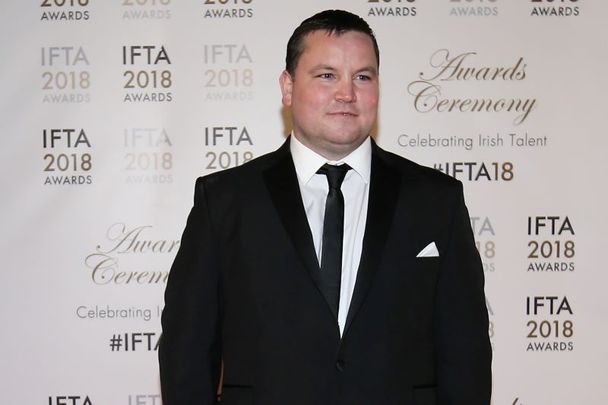John Connors at the 2018 Irish Film and Television Awards.