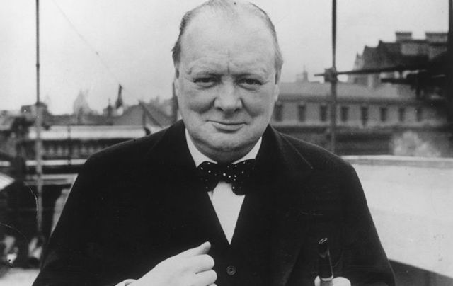 British Secretary of State for War Winston Churchill was the man who sent the Black and Tans to Ireland in 1920.