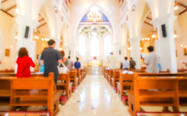 Regular attendance of mass is on a downward trend for Catholics. 
