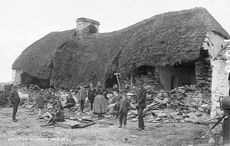 American tourists witnessed ruthless 1880s Irish tenant farmer evictions  