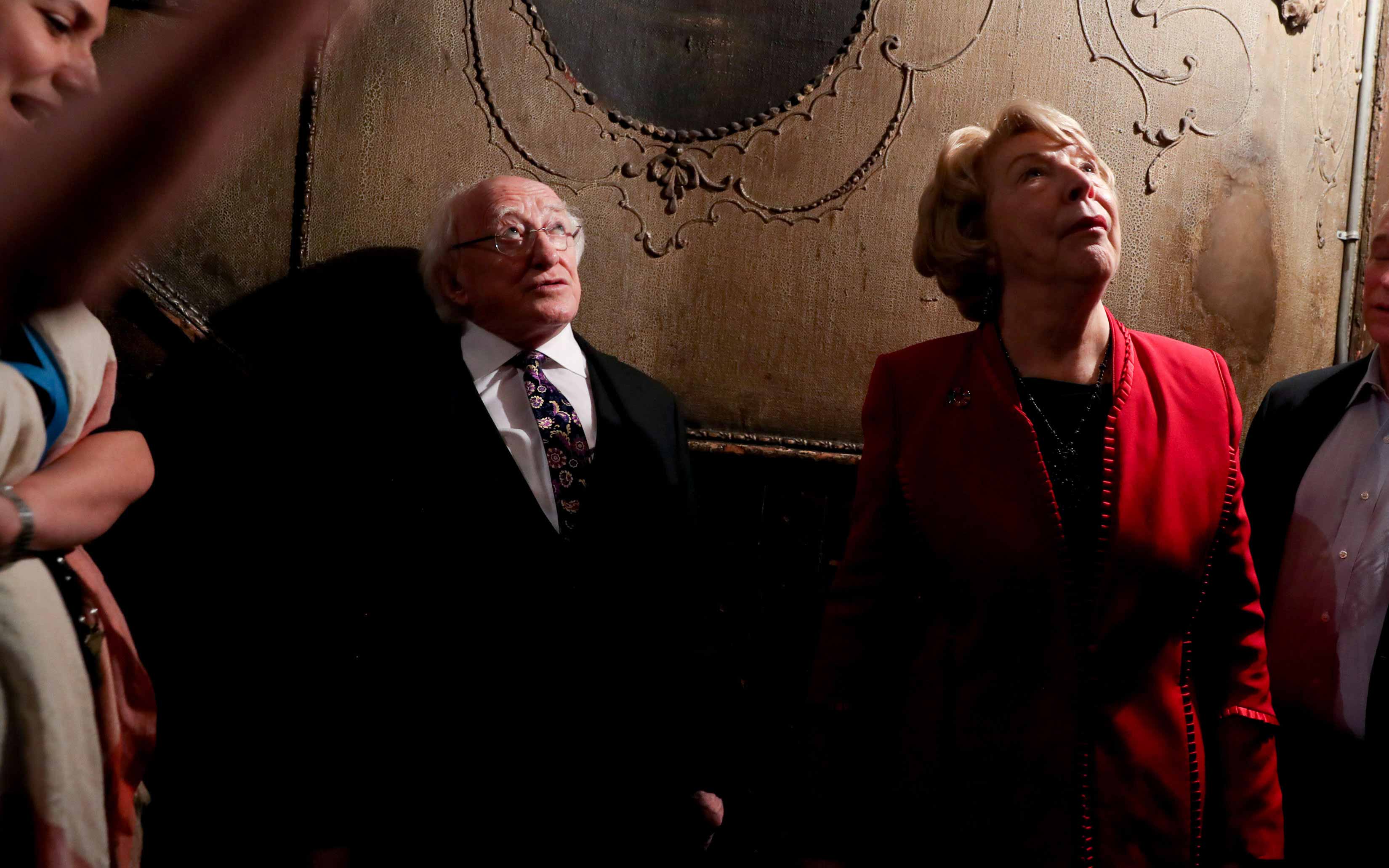 Irish president highlights significance of Irish migration, visits former Irish NY tenement 