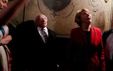 Irish president highlights significance of Irish migration, visits former Irish NY tenement