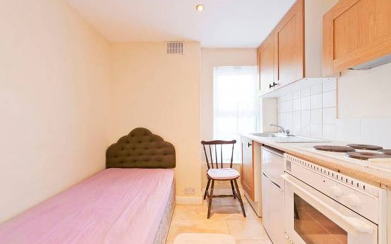 Excuse me, HOW much for a single bed in a kitchen in Dublin? 