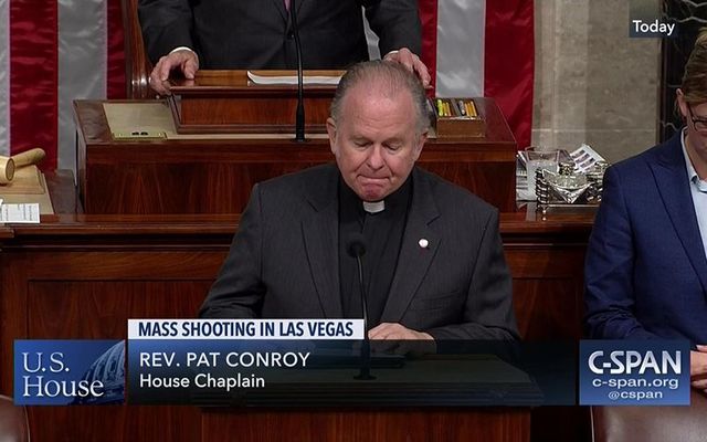 Father Pat Conroy, House Chaplain once again 