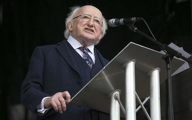 Ireland\'s President Michael D Higgins.