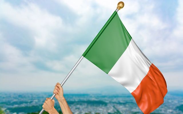 The Irish flag