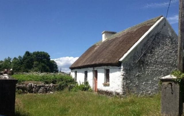 A quaint thatched cottage for sale in Co. Mayo. 