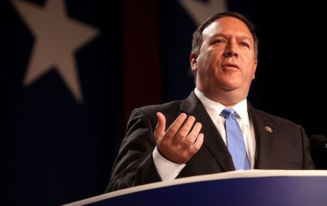 New Secretary of State Mike Pompeo.