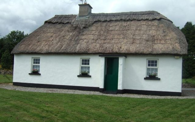 Traditional Irish thatched cottage for sale in Clare. 